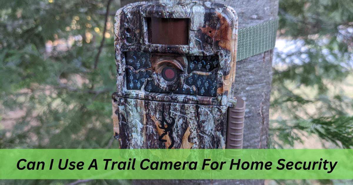 Can I Use A Trail Camera For Home Security