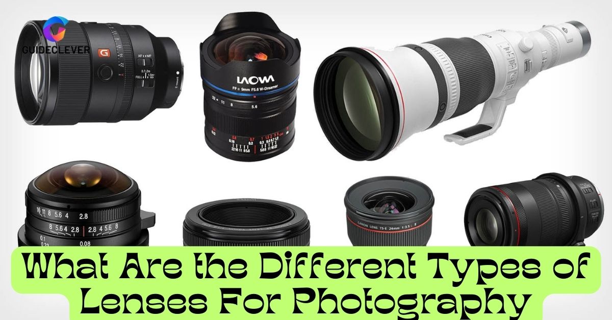 What Are the Different Types of Lenses For Photography