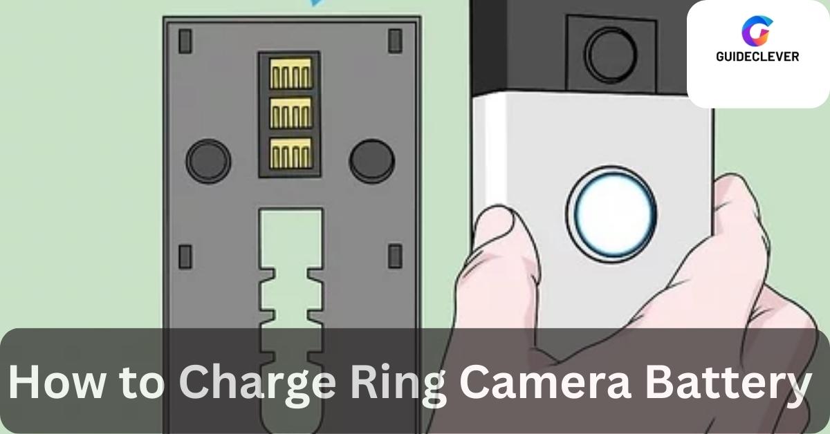 Charge Ring Camera Battery