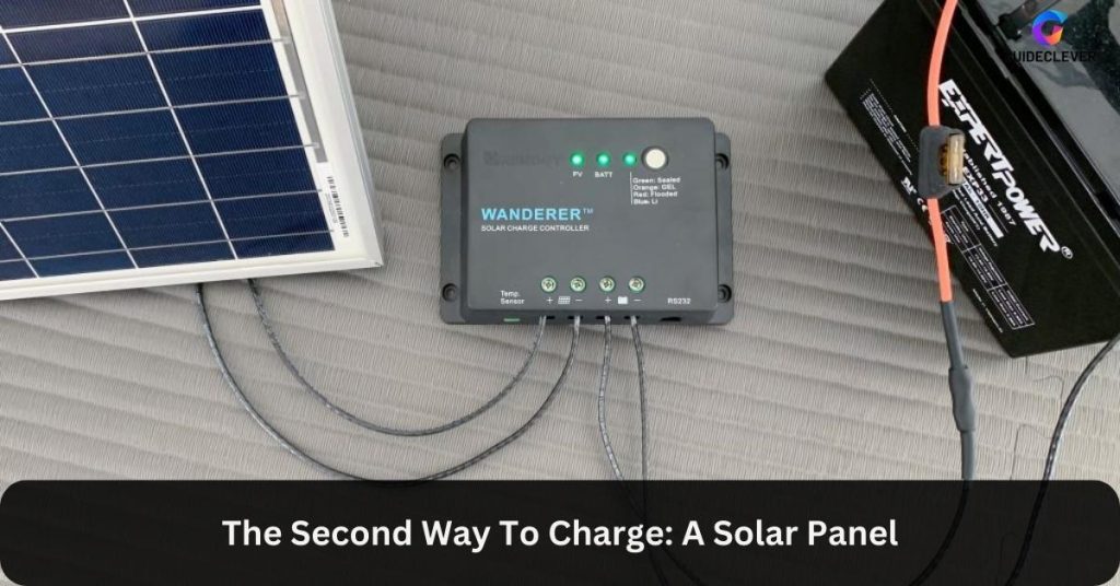 The Second Way To Charge: A Solar Panel